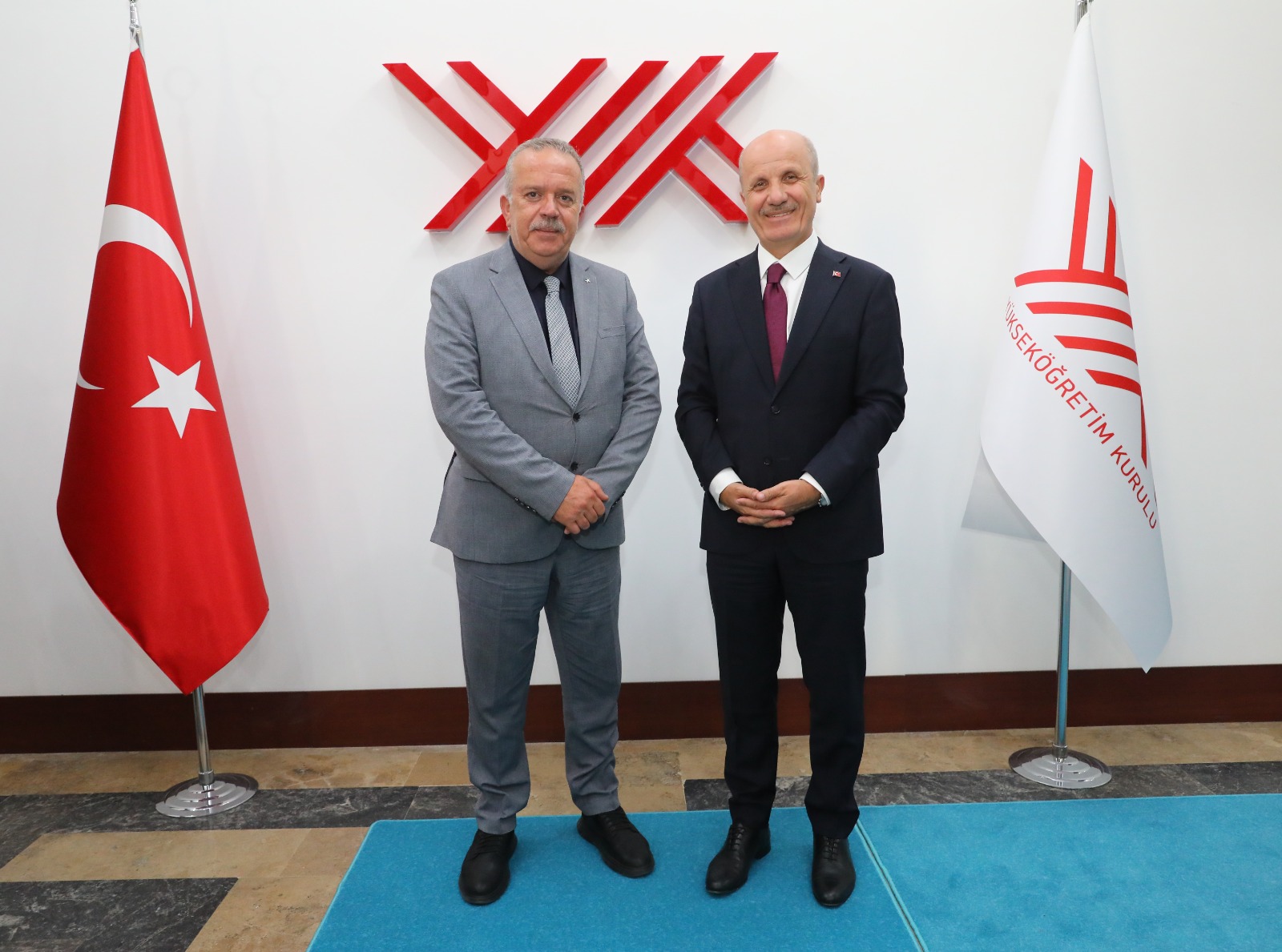 Rektör Turabi, Yükseköğretim Kurulu Başkanı Özvar’ı Ziyaret Etti