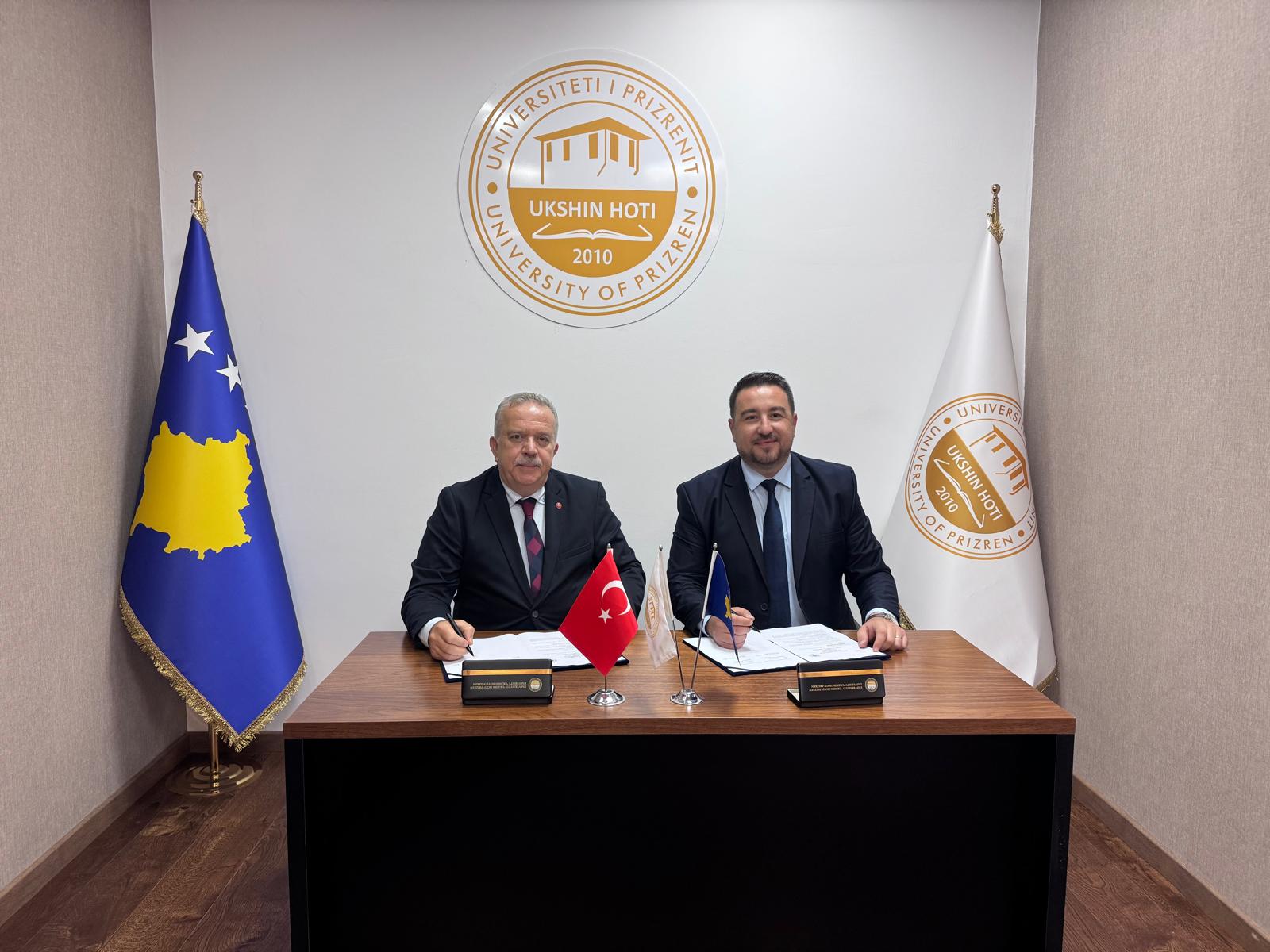 Amasya Üniversitesi ile Prizren “Ukshin Hoti” Üniversitesi Arasında Akademik İş Birliği Protokolü İmzalandı