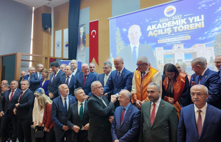 Rektör Turabi, YÖK Başkanı Özvar’ın Katılımıyla Sinop’ta Düzenlenen Toplantıya Katıldı