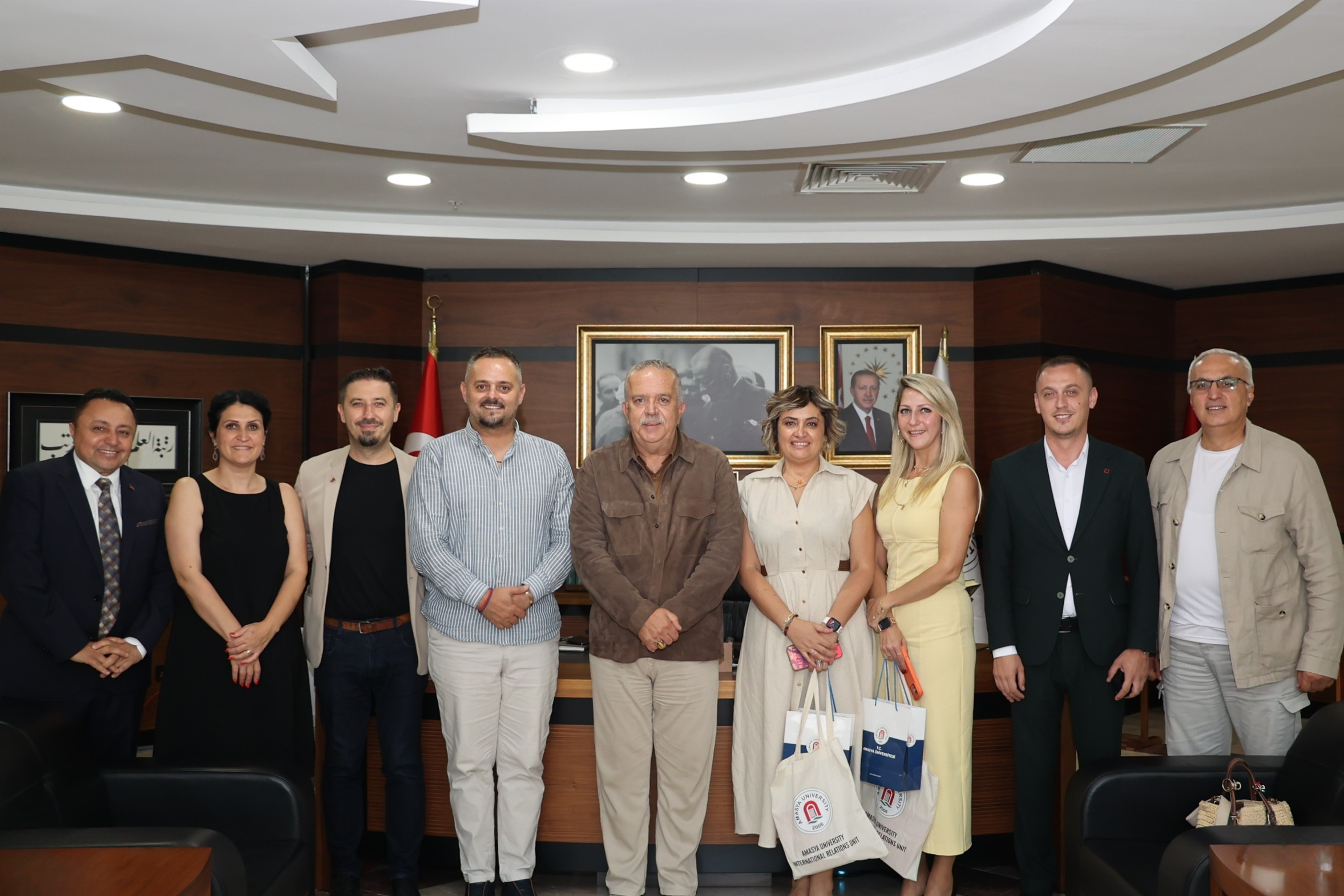 University of Prizren Ukshin Hoti Heyeti Amasya Üniversitesi'ni Ziyaret Etti
