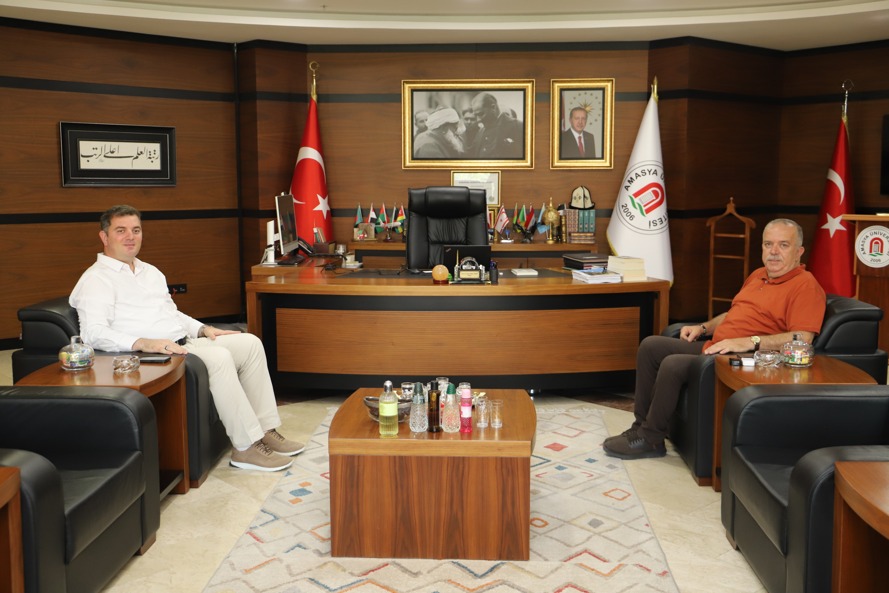 Amasya Ticaret İl Müdürü V. Özbakır’dan Ziyaret