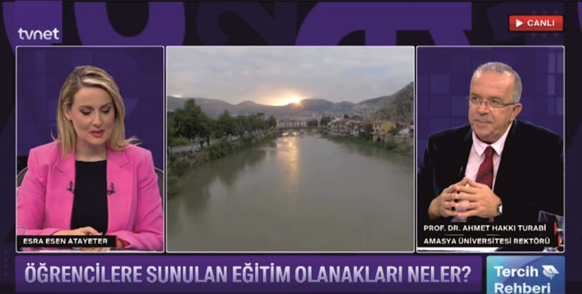 Rektör Turabi, TVNET Kanalına Canlı Yayın Konuğu Oldu