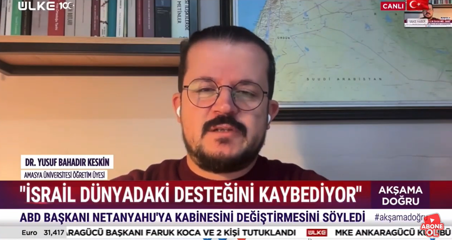 Amasya Üniversitesi Öğr. Üyesi Dr. Yusuf Bahadır Keskin Canlı Yayına Katıldı