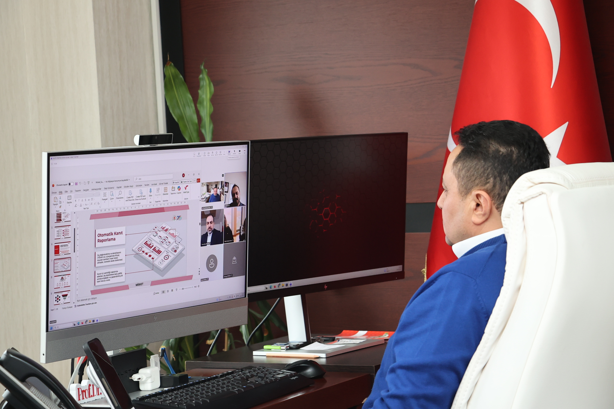 Amasya Üniversitesi’nin Kalite Yönetim Sistemi Yazılımı MİSKET, Türk-Alman Üniversitesi’ne Tanıtıldı