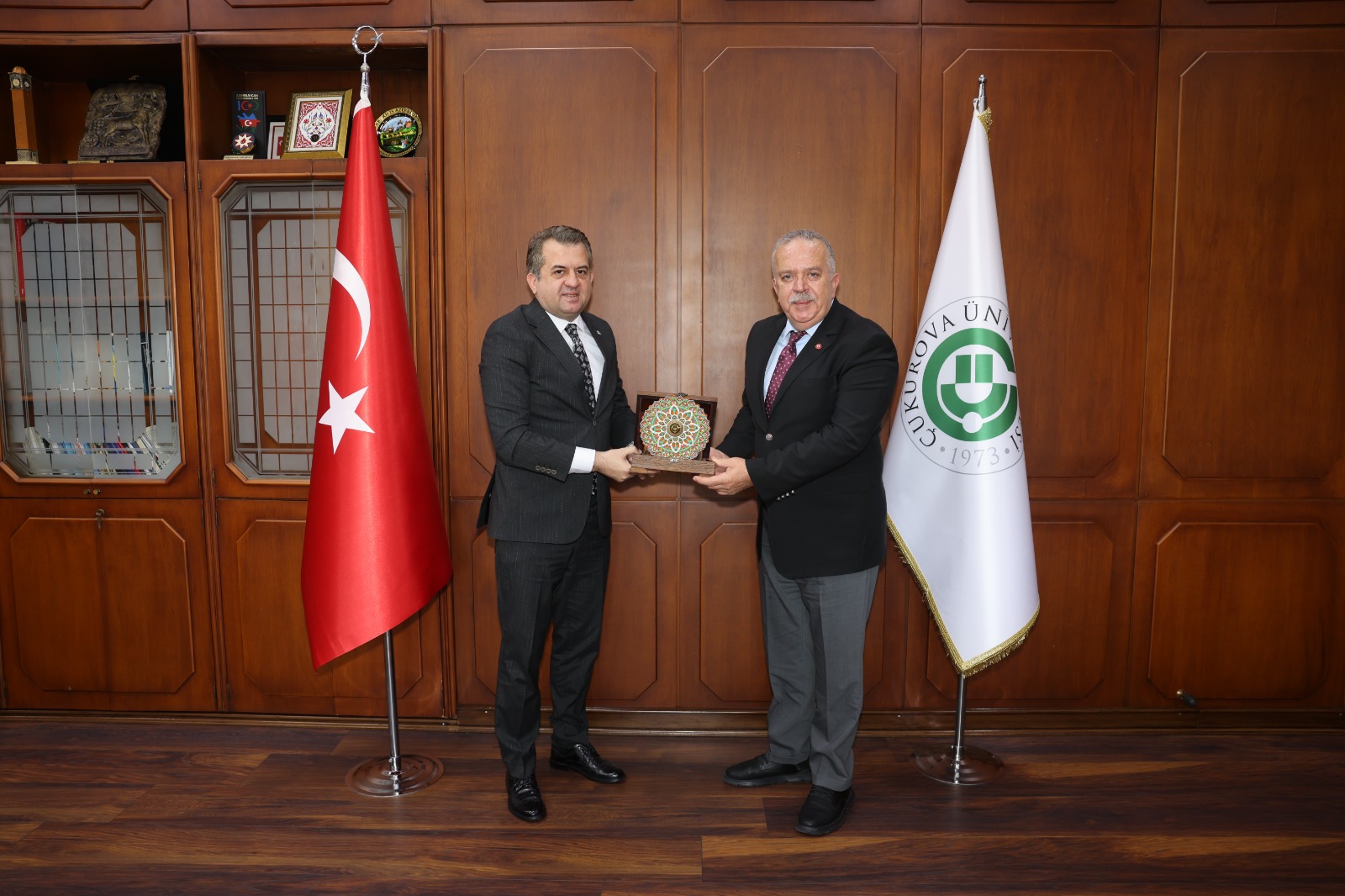 Rektör Turabi’den Çukurova Üniversitesi Rektörü Beriş’e Ziyaret