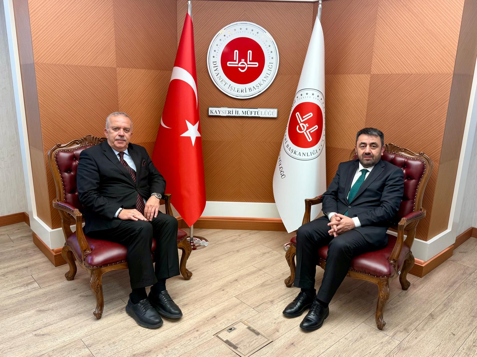 Rektör Turabi’den Kayseri İl Müftüsü Ayvaz’a Ziyaret