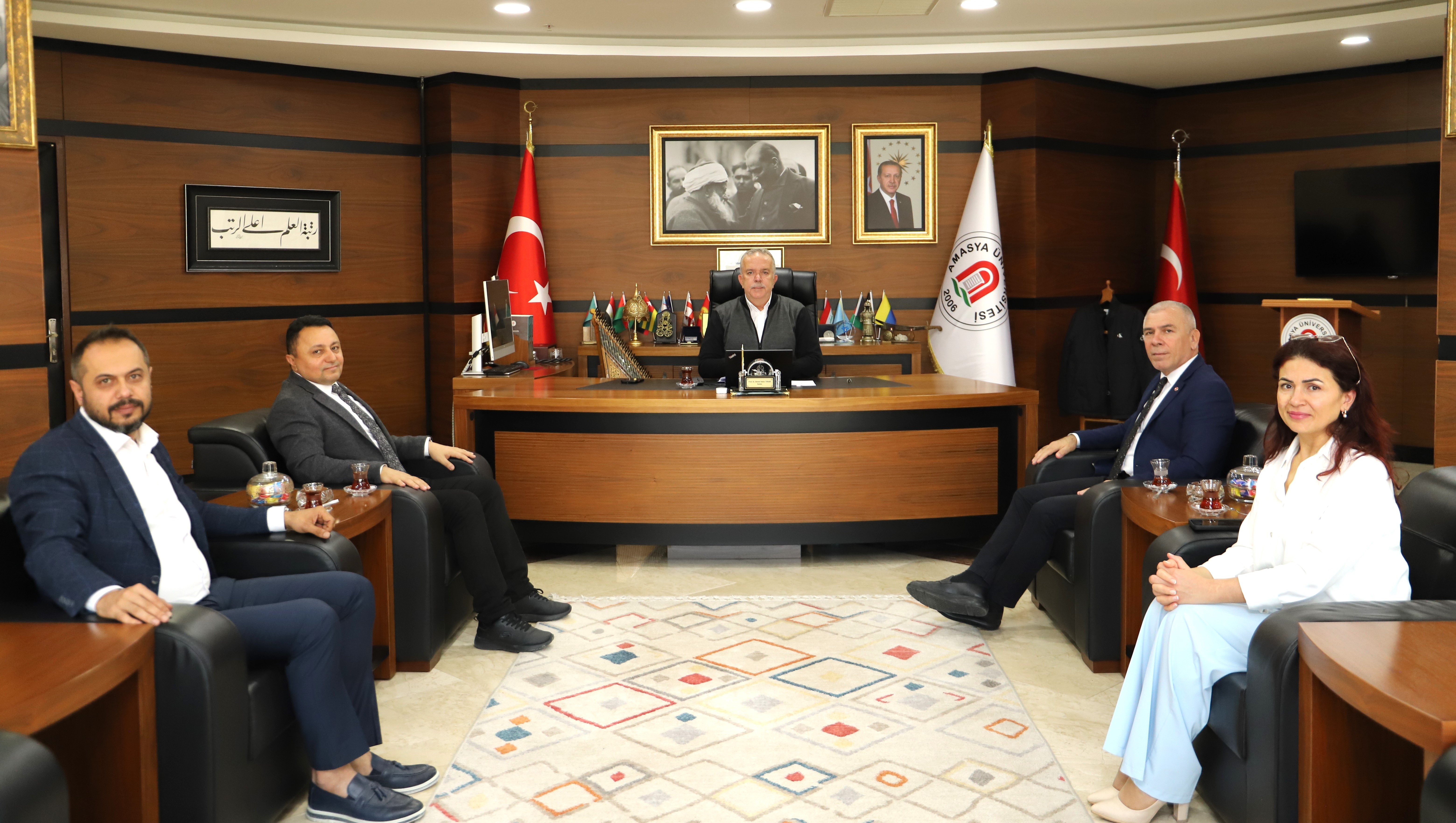 TSE Karadeniz Bölge Müdürü Erol Kaygı’dan Amasya Üniversitesi’ne Ziyaret