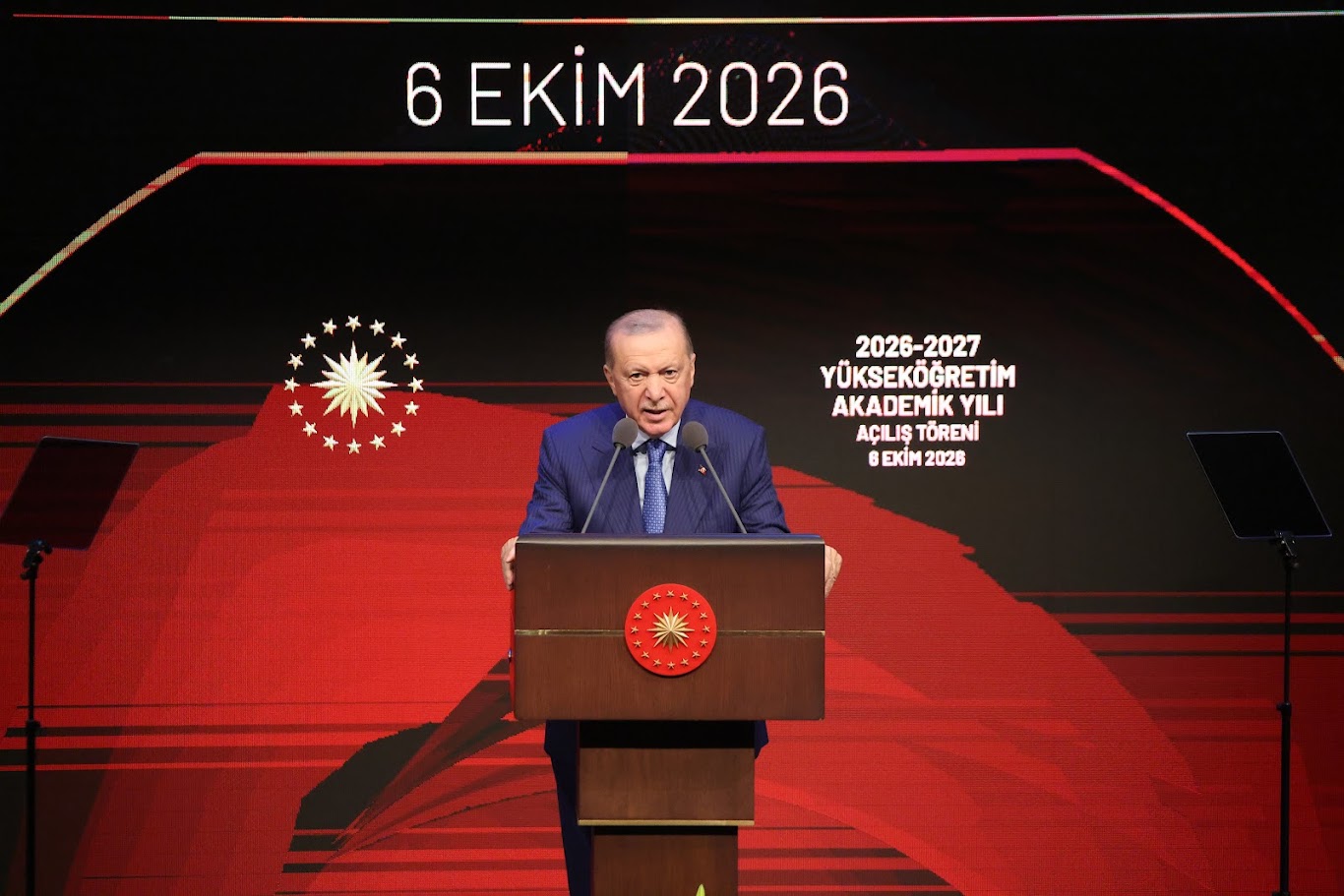 Rektör Turabi, Cumhurbaşkanlığı Külliyesinde 2026-2027 Akademik Yıl Açılış Törenine Katıldı
