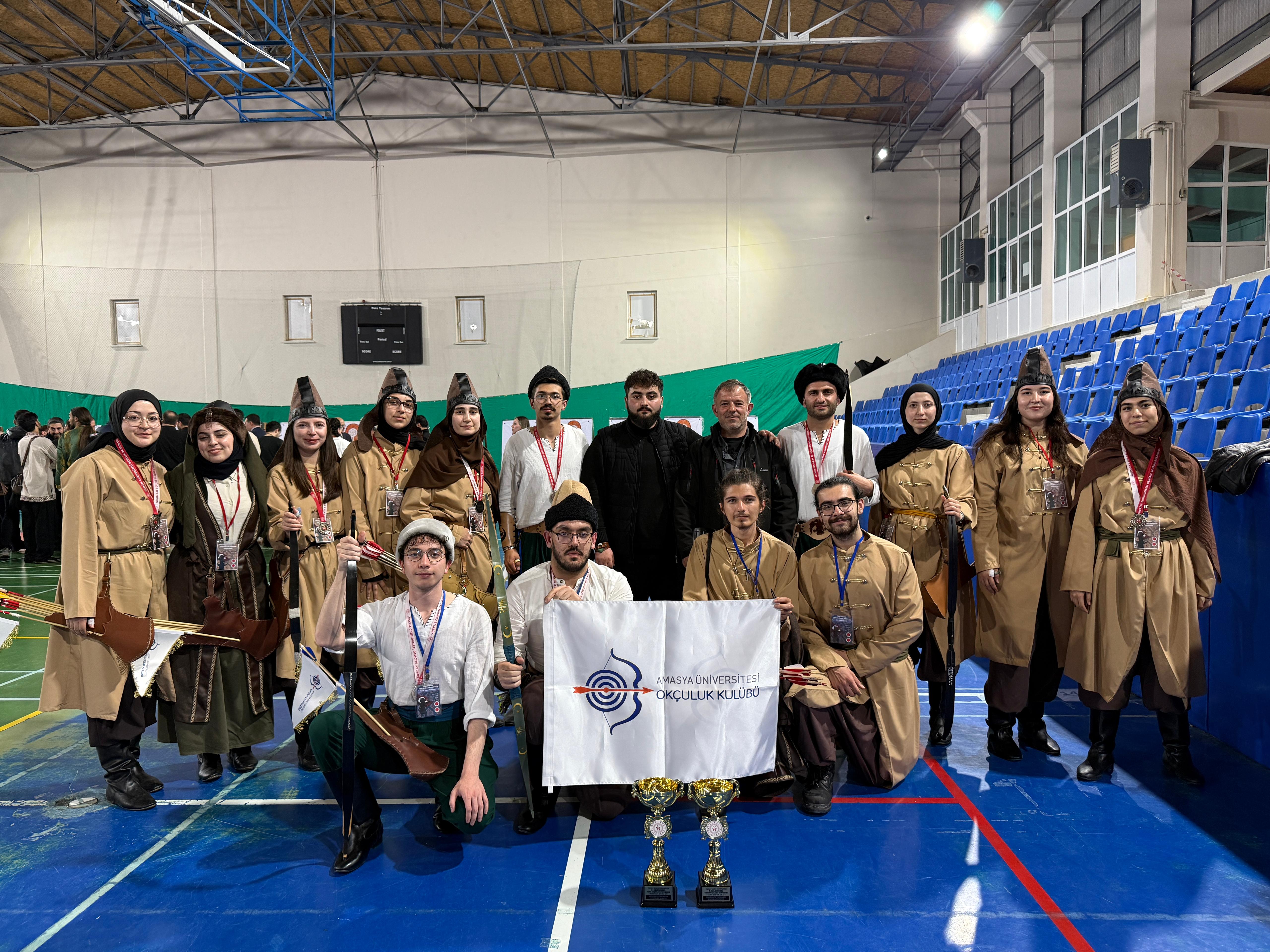 Amasya Üniversitesi Okçuları Yozgat’tan 9 Madalya, 2 Kupayla Döndü